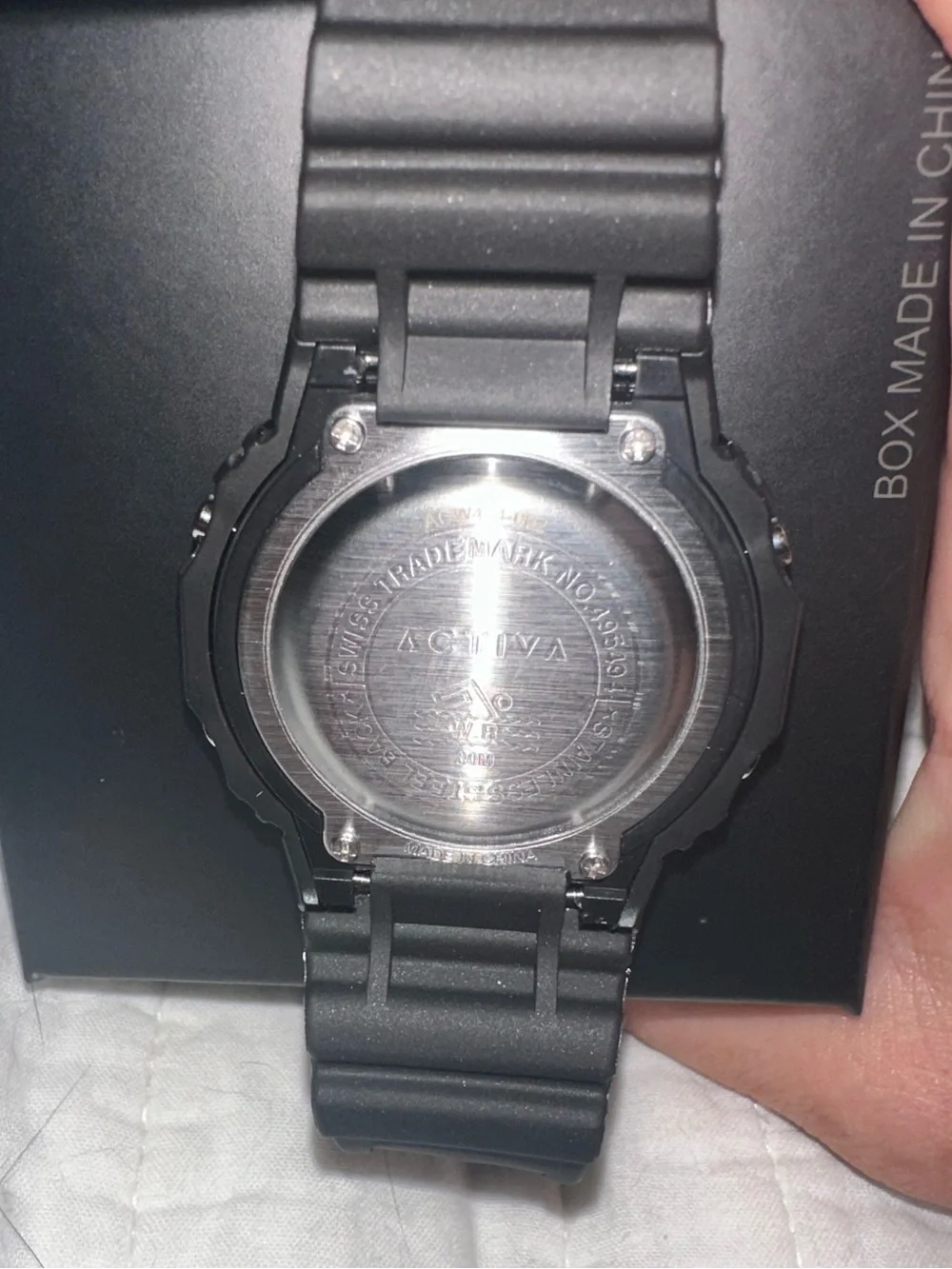 Activa Retro X Invicta Men's Digital Watch - 44.5mm. Black (ACW424-002)